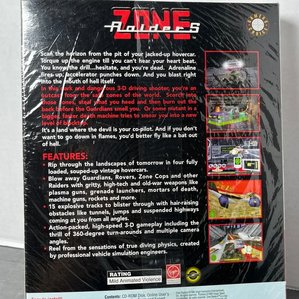 Virgin Interactive zone raiders